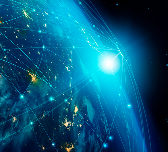 global network communication technology for internet business social network and telecommunication