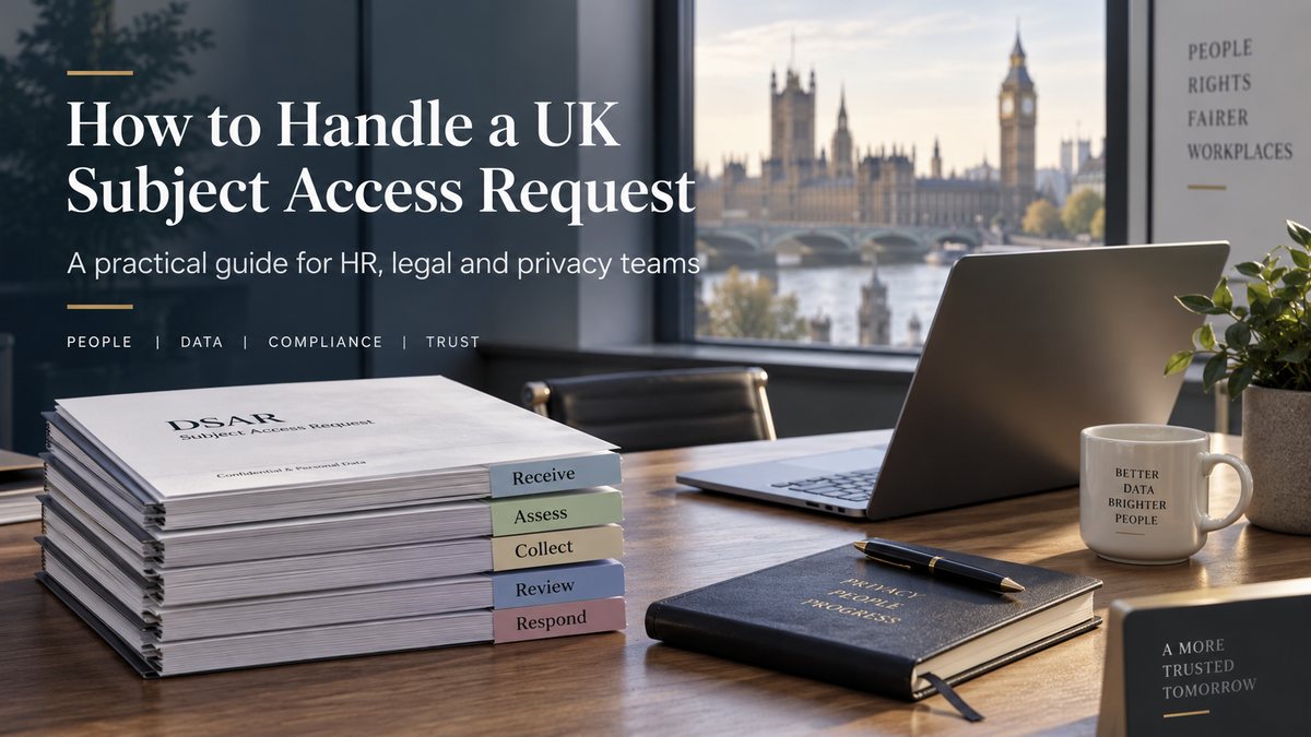 How to handle a UK Subject Access Request: a practical guide for HR, legal and privacy teams